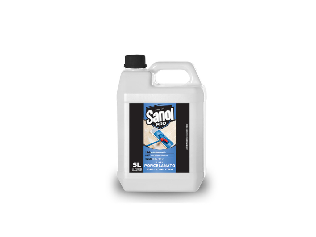 LIMPA PORCELANATO SANOL PRO - 5 LT...