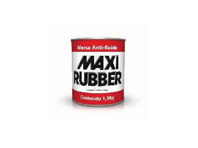 MAXI RUBBER - MASSA ANTI RUIDO 1,3 KG - PRETA. ...