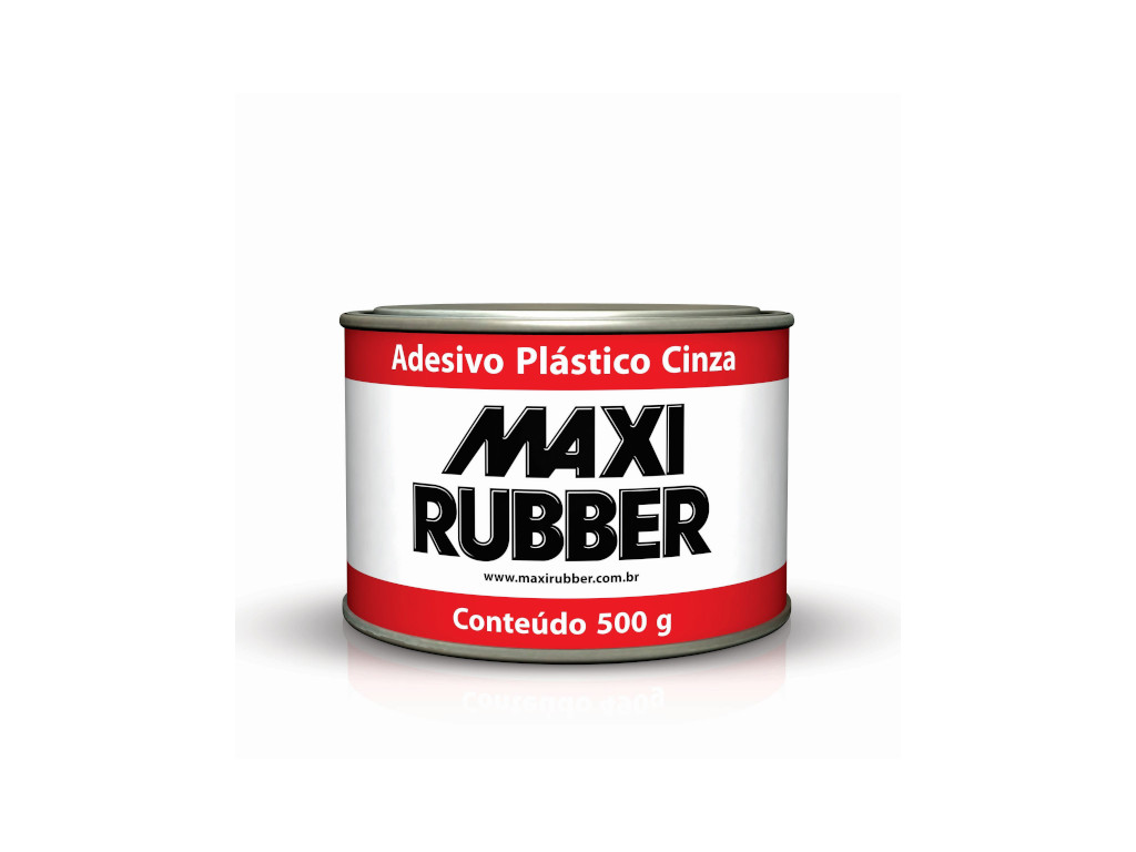 MASSA PLASTICA MAXI RUBBER 500 GR. CINZA ......