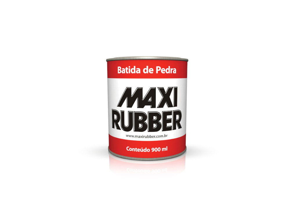 MAXI RUBBER - BATIDA DE PEDRA 1/4 LT -  PRETO ....