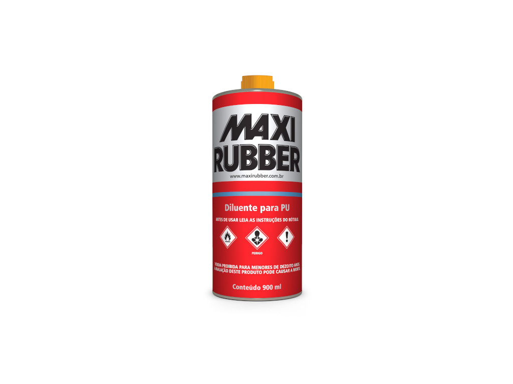 MAXI RUBBER - DILUENTE P/ PU 900 ML....